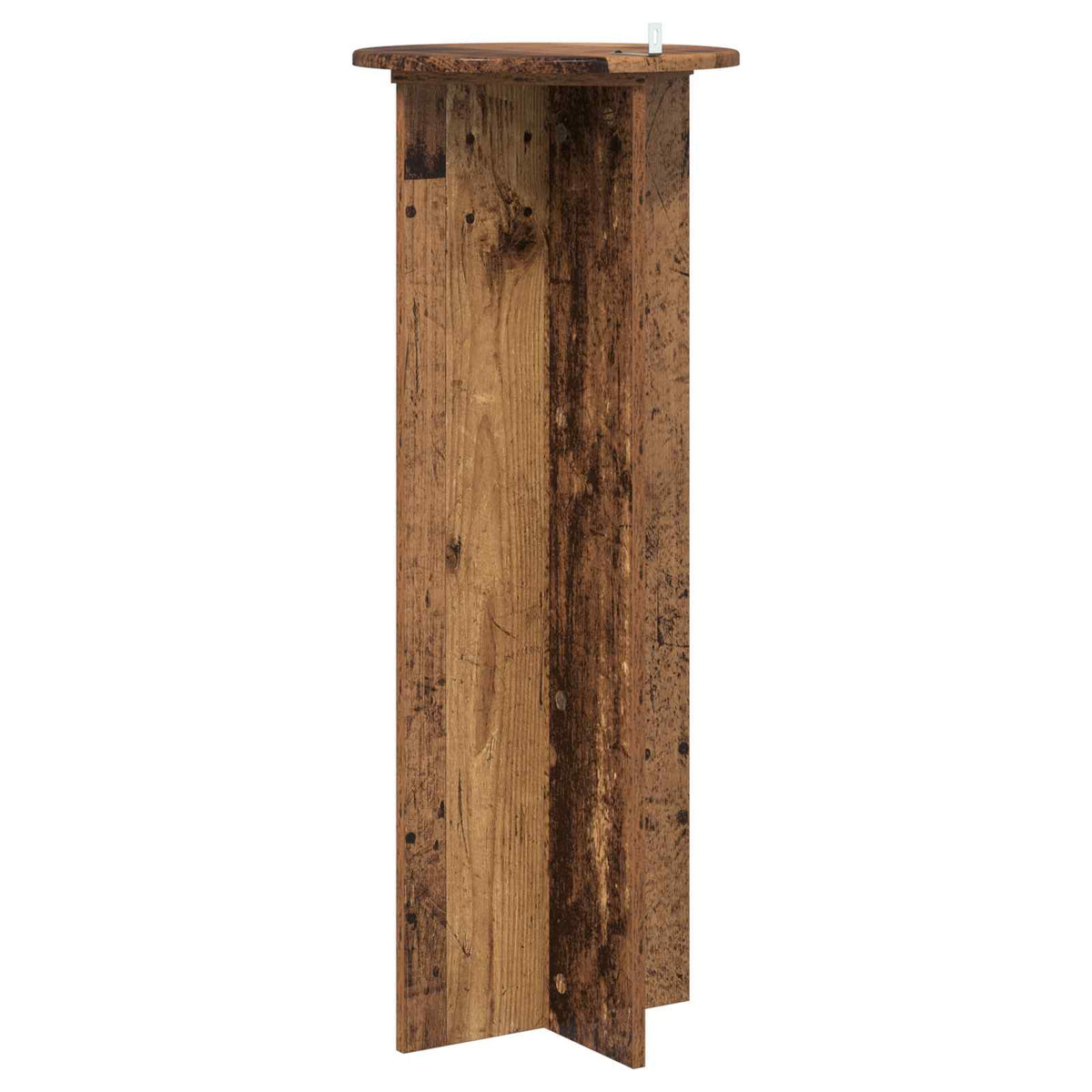 Planteholder 2 stk. Gammelt træ Ø40 x 100 cm Konstrueret træ