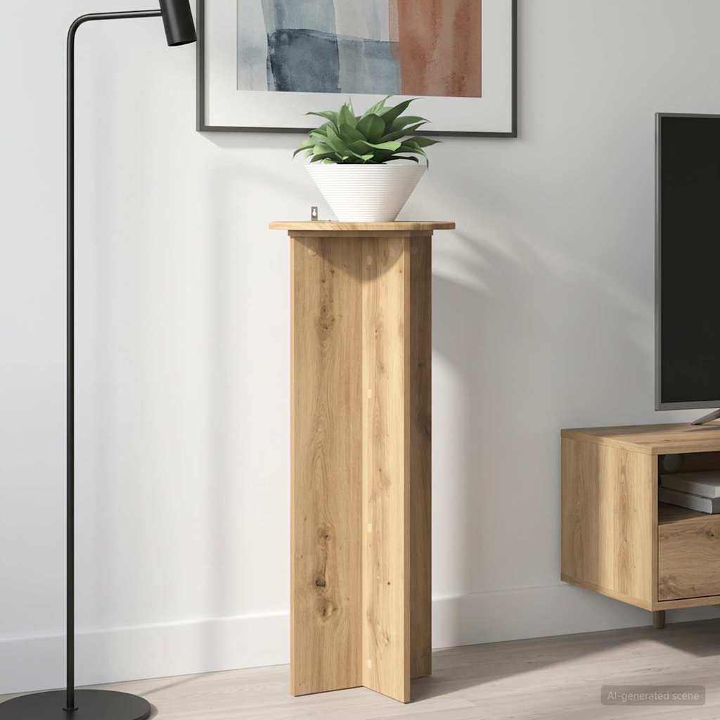 Planteholder 2 stk. Artisan-eg Ø40 x 100 cm Konstrueret træ