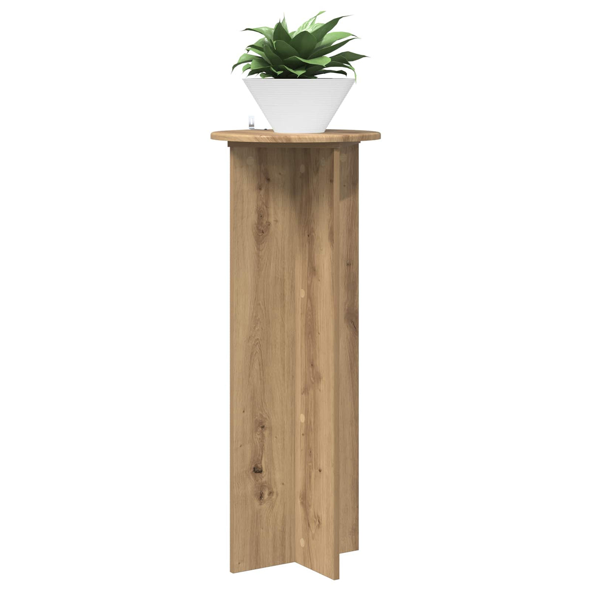 Planteholder 2 stk. Artisan-eg Ø40 x 100 cm Konstrueret træ