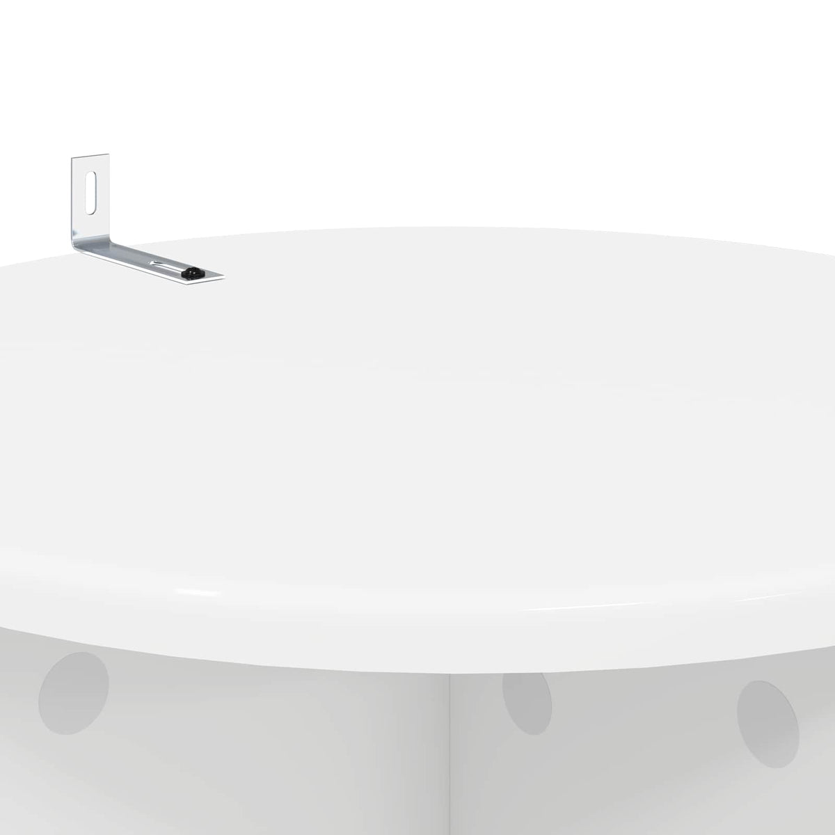 Planteholder 2 stk. Hvid Ø40 x 80 cm Konstrueret træ