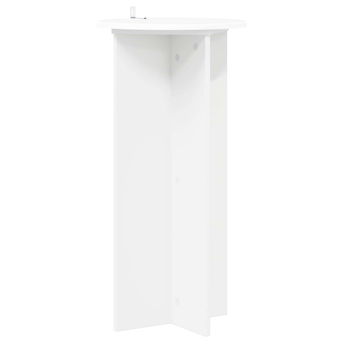 Planteholder 2 stk. Hvid Ø40 x 80 cm Konstrueret træ