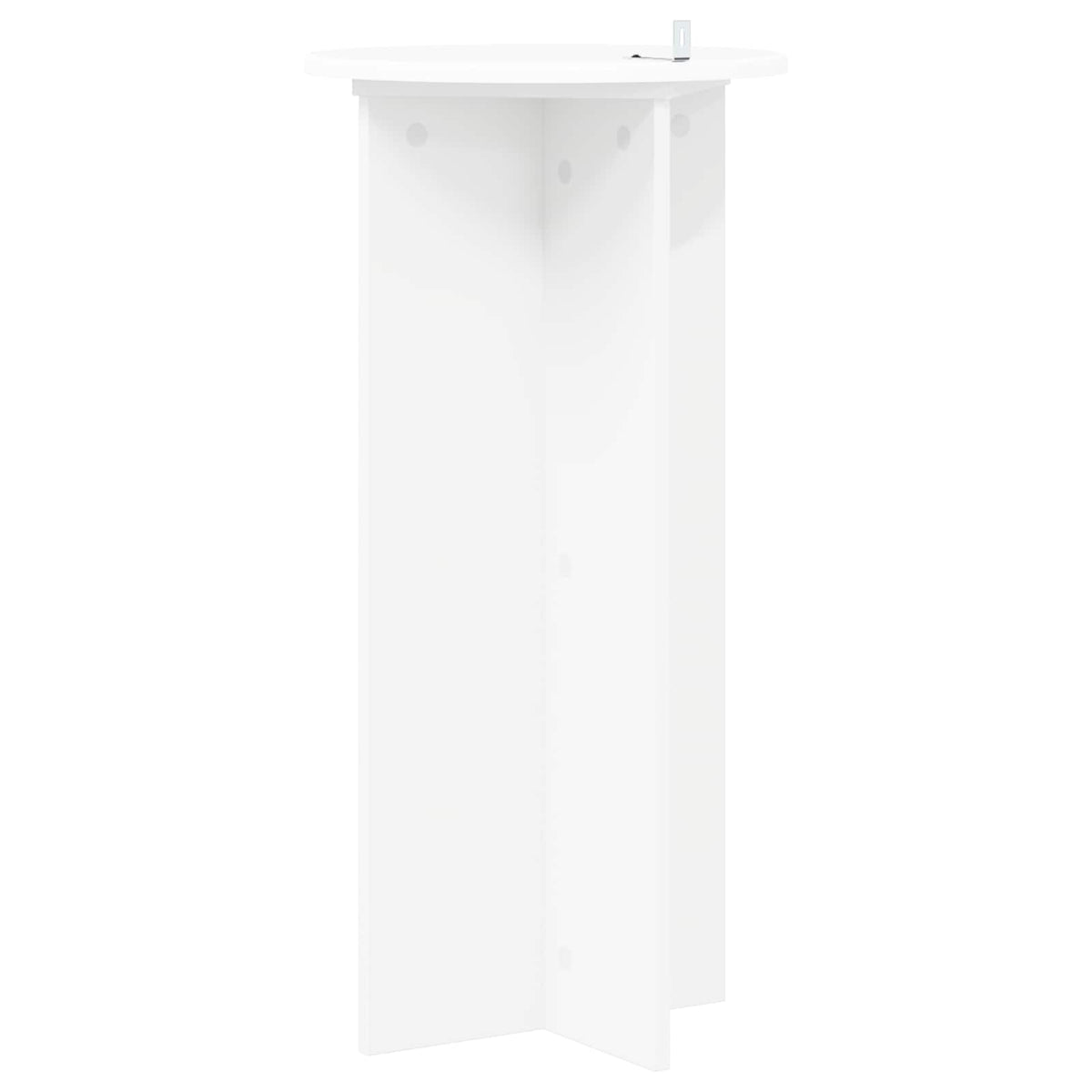 Planteholder 2 stk. Hvid Ø40 x 80 cm Konstrueret træ