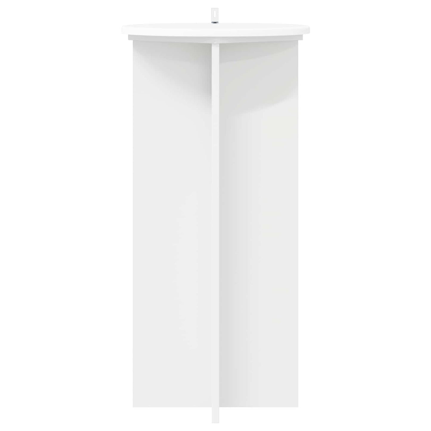 Planteholder 2 stk. Hvid Ø40 x 80 cm Konstrueret træ
