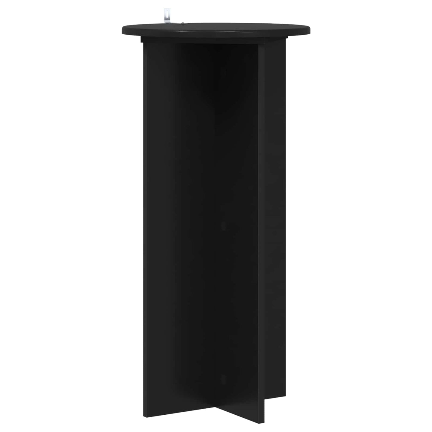 Planteholder 2 stk. Sort 40 x 40 x 80 cm Konstrueret træ