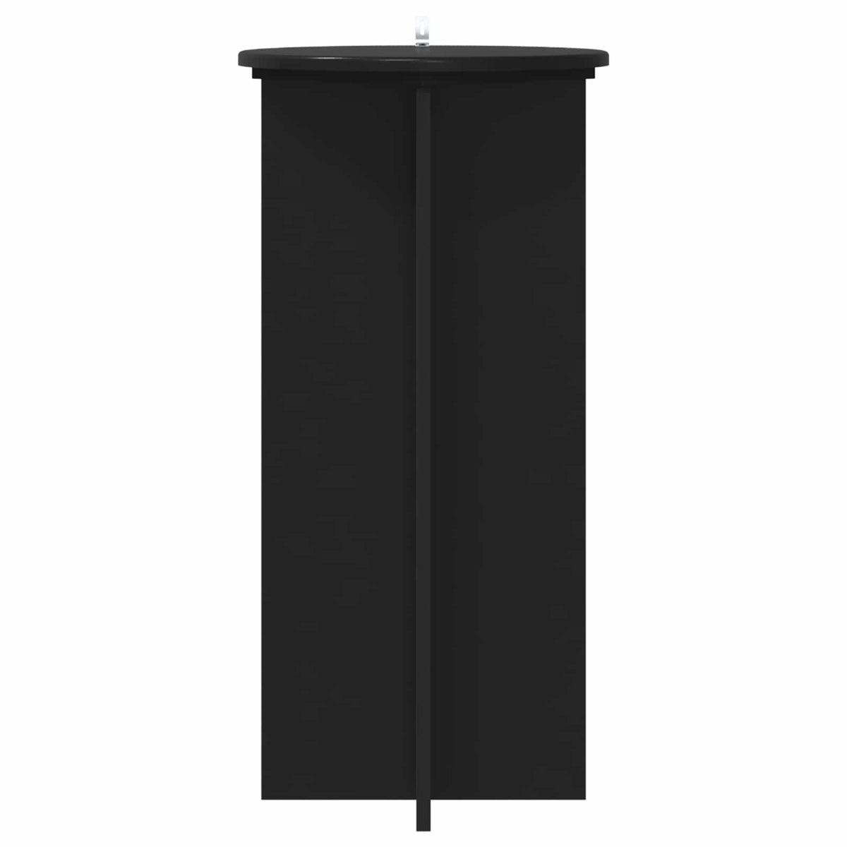 Planteholder 2 stk. Sort 40 x 40 x 80 cm Konstrueret træ