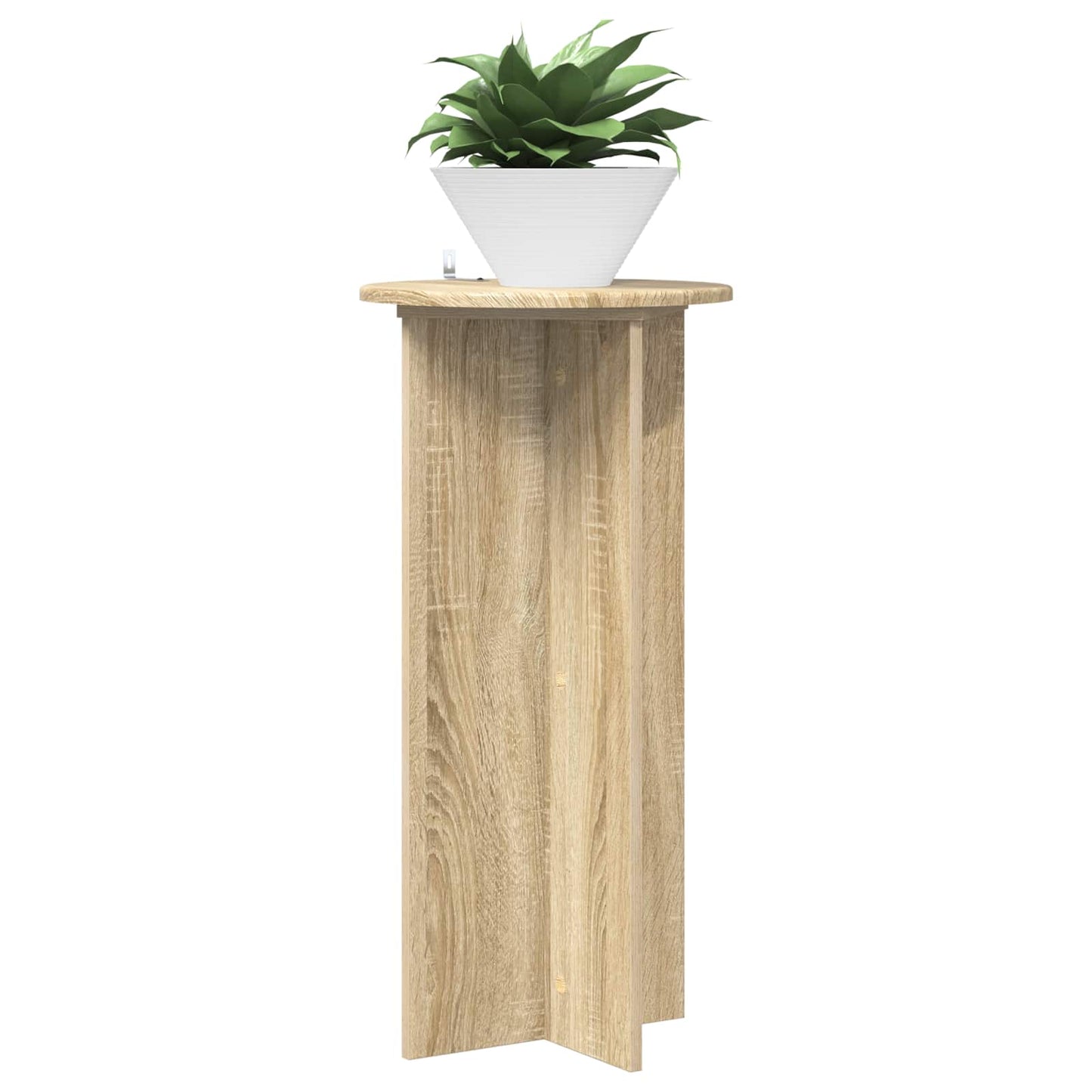 Planteholder 2 stk. Sonoma-eg 40 x 40 x 80 cm Konstrueret træ