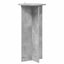 Planteholder 2 stk. Betongrå 40 x 40 x 80 cm Konstrueret træ