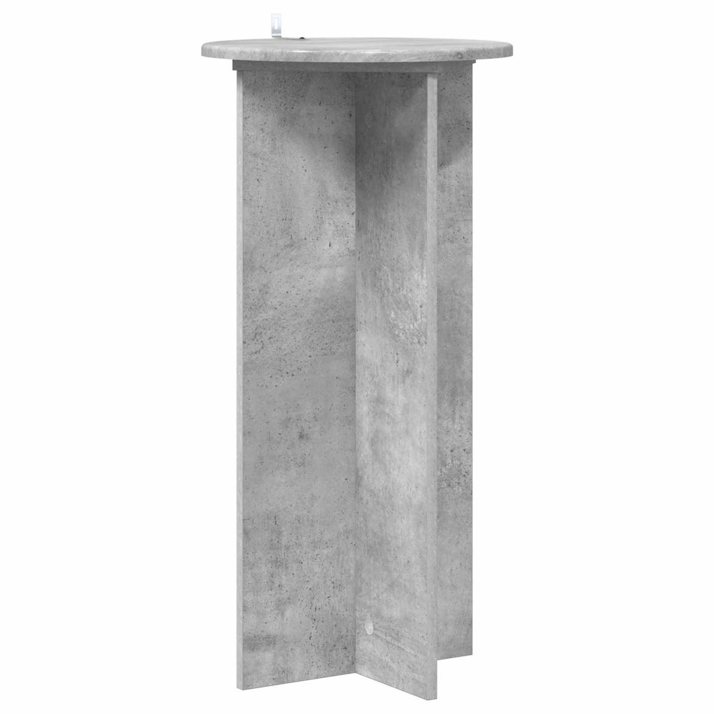 Planteholder 2 stk. Betongrå 40 x 40 x 80 cm Konstrueret træ