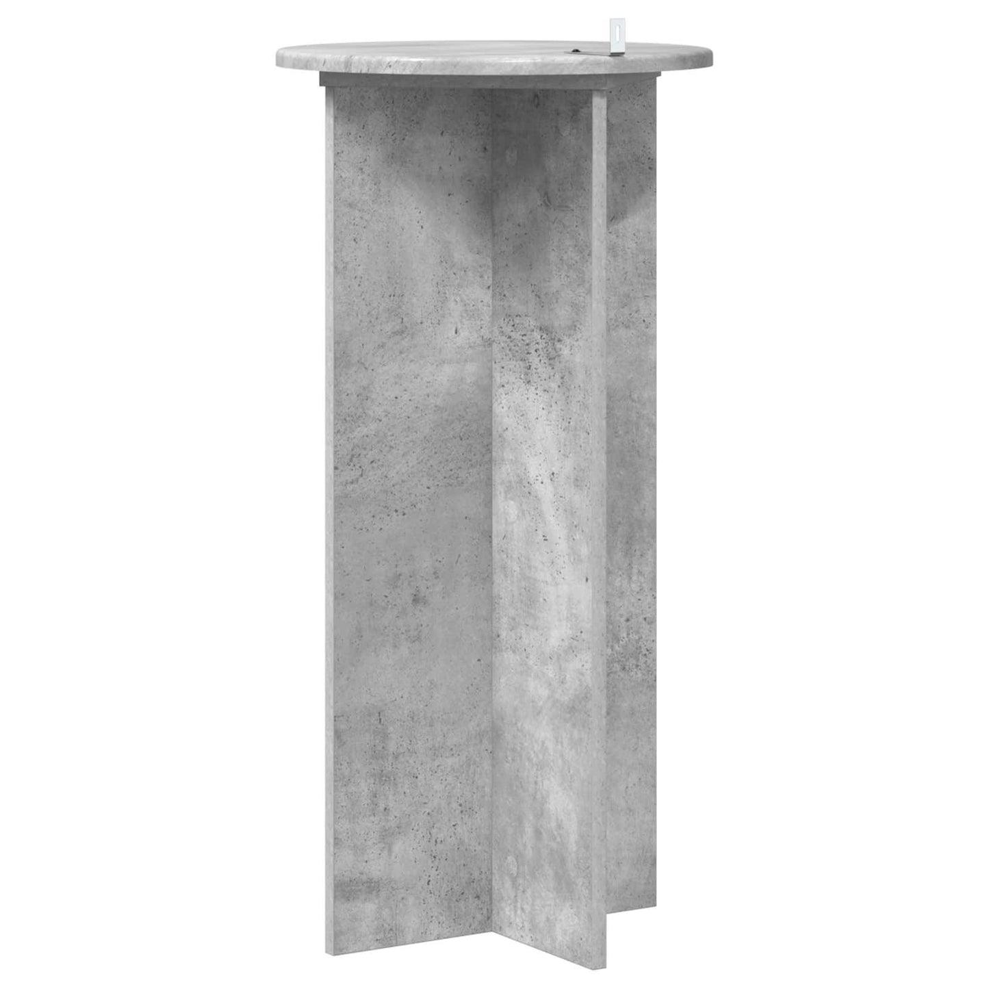 Planteholder 2 stk. Betongrå 40 x 40 x 80 cm Konstrueret træ