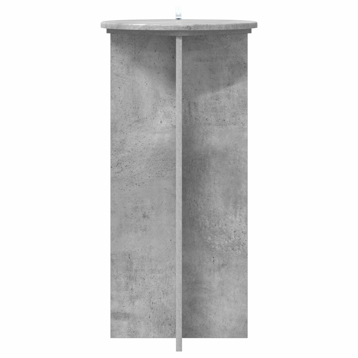 Planteholder 2 stk. Betongrå 40 x 40 x 80 cm Konstrueret træ