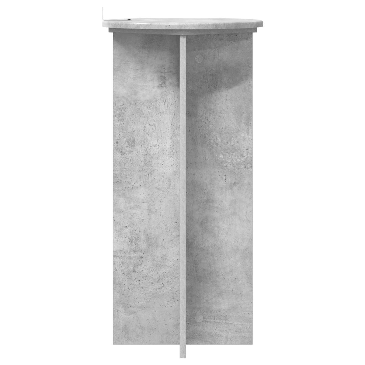 Planteholder 2 stk. Betongrå 40 x 40 x 80 cm Konstrueret træ