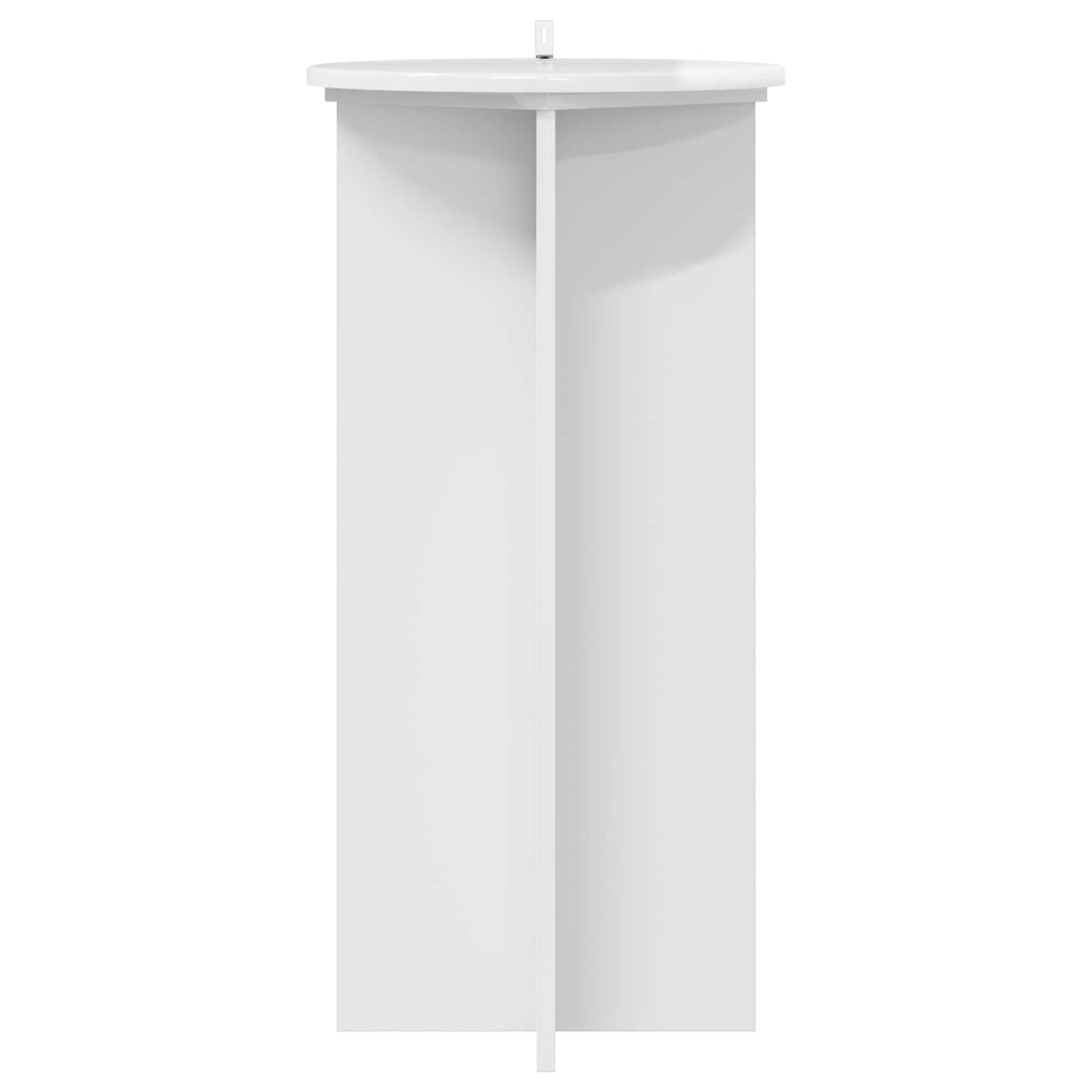 Planteholder 2 stk. Hvid højglans 40 x 40 x 80 cm