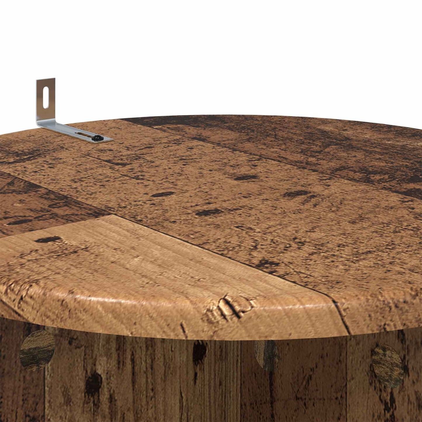 Planteholder 2 stk. Gammelt træ 40 x 40 x 80 cm Konstrueret træ
