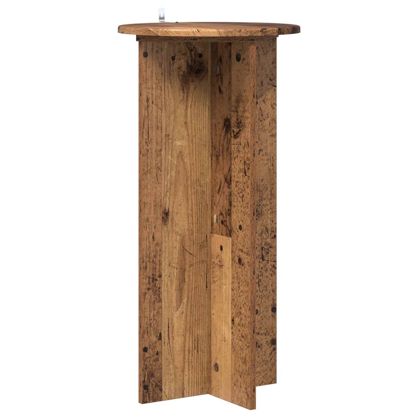 Planteholder 2 stk. Gammelt træ 40 x 40 x 80 cm Konstrueret træ