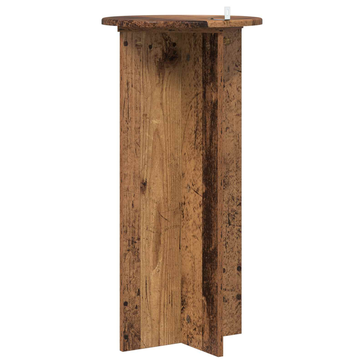 Planteholder 2 stk. Gammelt træ 40 x 40 x 80 cm Konstrueret træ
