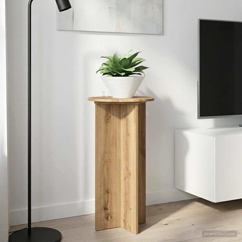 Planteholder 2 stk. Artisan-eg 40 x 40 x 80 cm Konstrueret træ