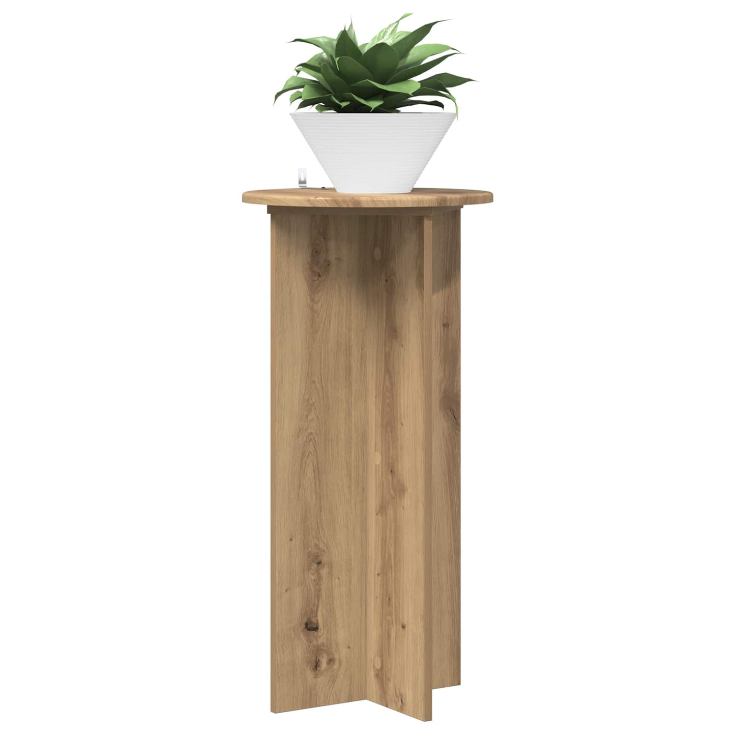 Planteholder 2 stk. Artisan-eg 40 x 40 x 80 cm Konstrueret træ