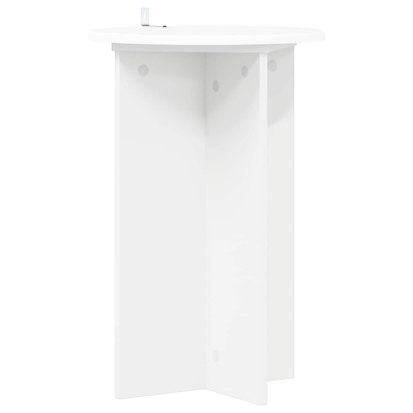 Planteholder 2 stk. Hvid Ø40 x 60 cm Konstrueret træ