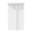 Planteholder 2 stk. Hvid Ø40 x 60 cm Konstrueret træ
