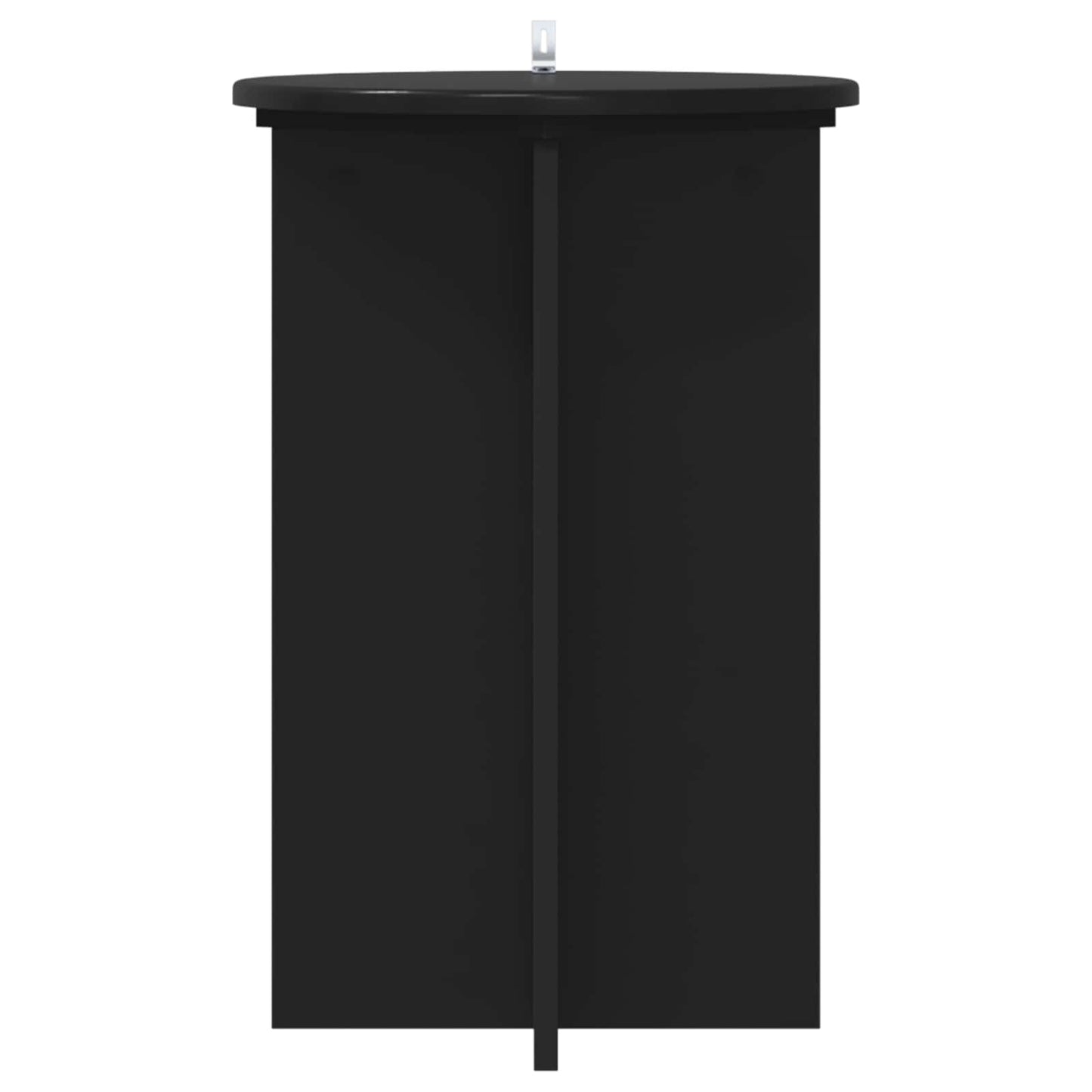 Planteholder 2 stk. Sort Ø40 x 60 cm Konstrueret træ