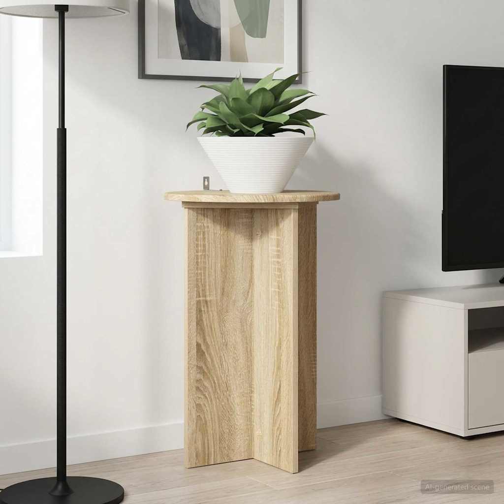 Planteholder 2 stk. Sonoma-eg Ø40 x 60 cm Konstrueret træ