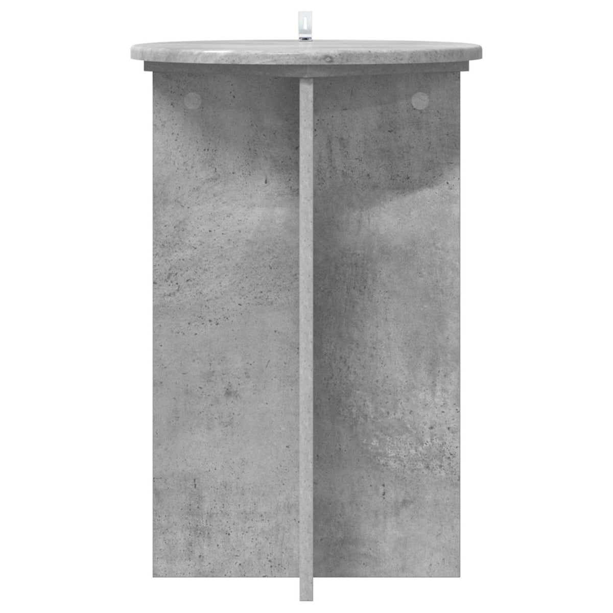Planteholder 2 stk. Betongrå Ø40 x 60 cm Konstrueret træ