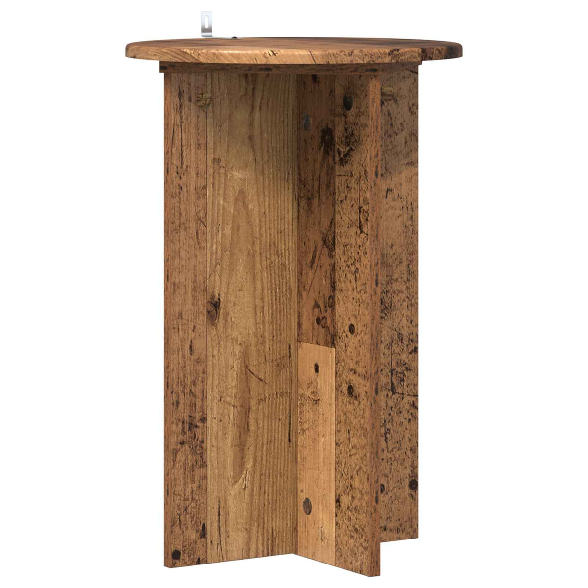 Planteholder 2 stk. Gammelt træ Ø40 x 60 cm Konstrueret træ