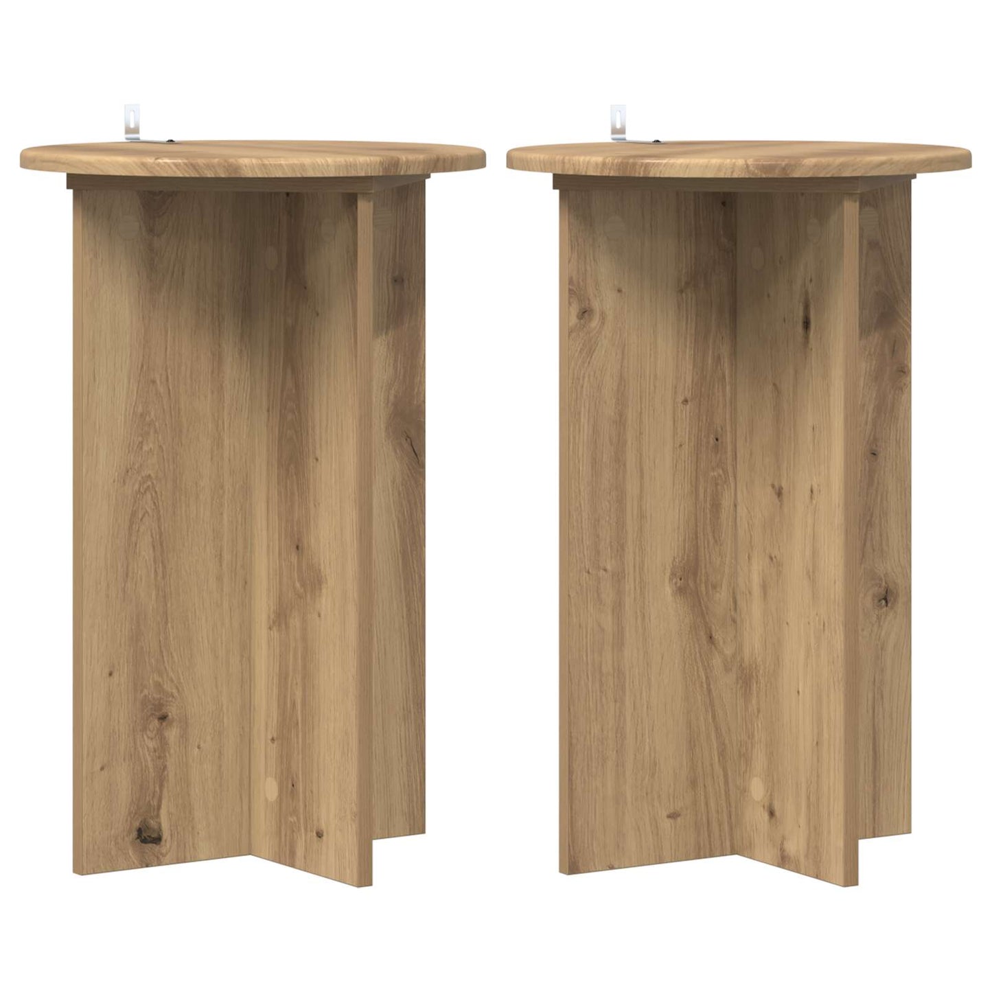 Planteholder 2 stk. Artisan-eg Ø40 x 60 cm Konstrueret træ