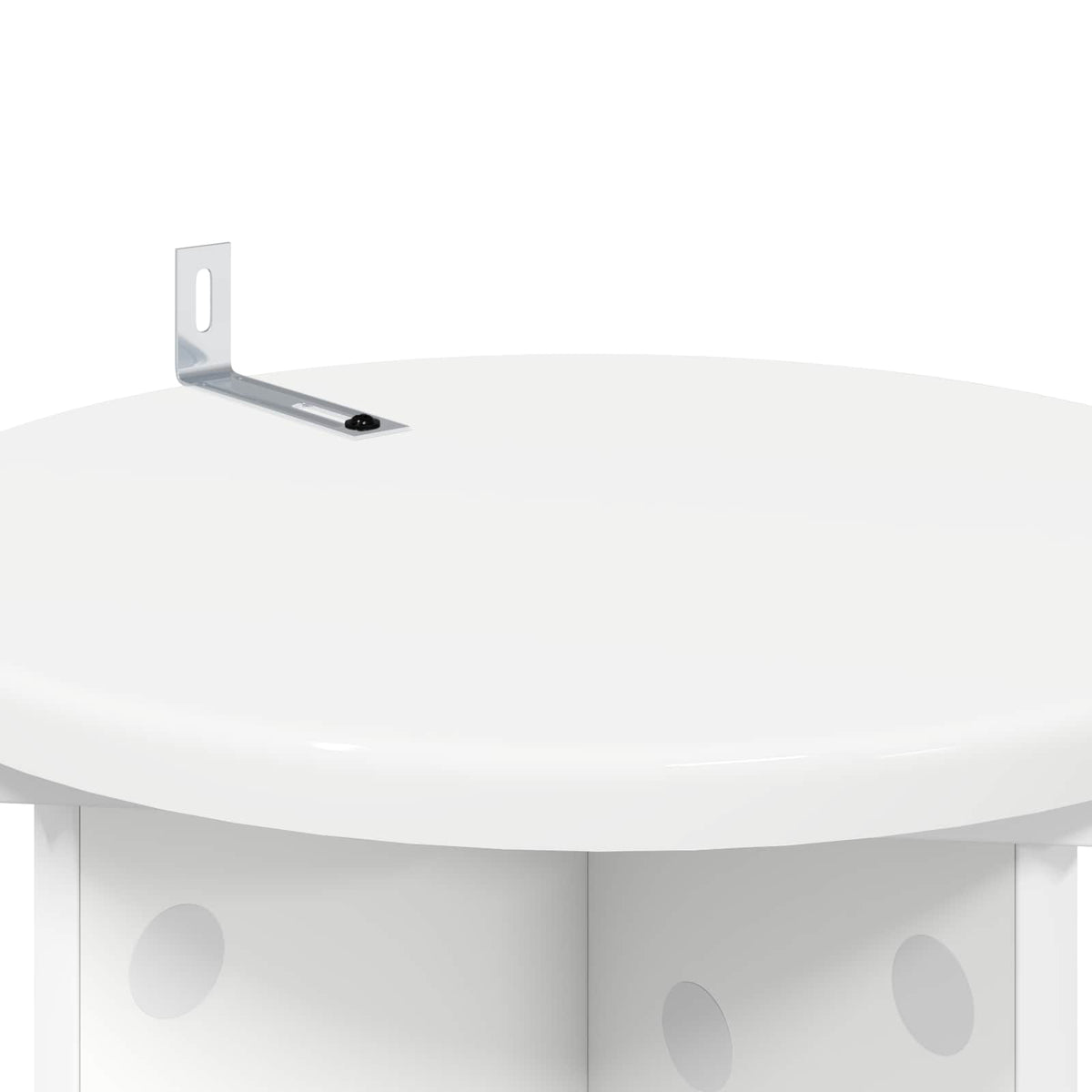 Planteholder 2 stk. Hvid Ø29,5 x 60 cm Konstrueret træ