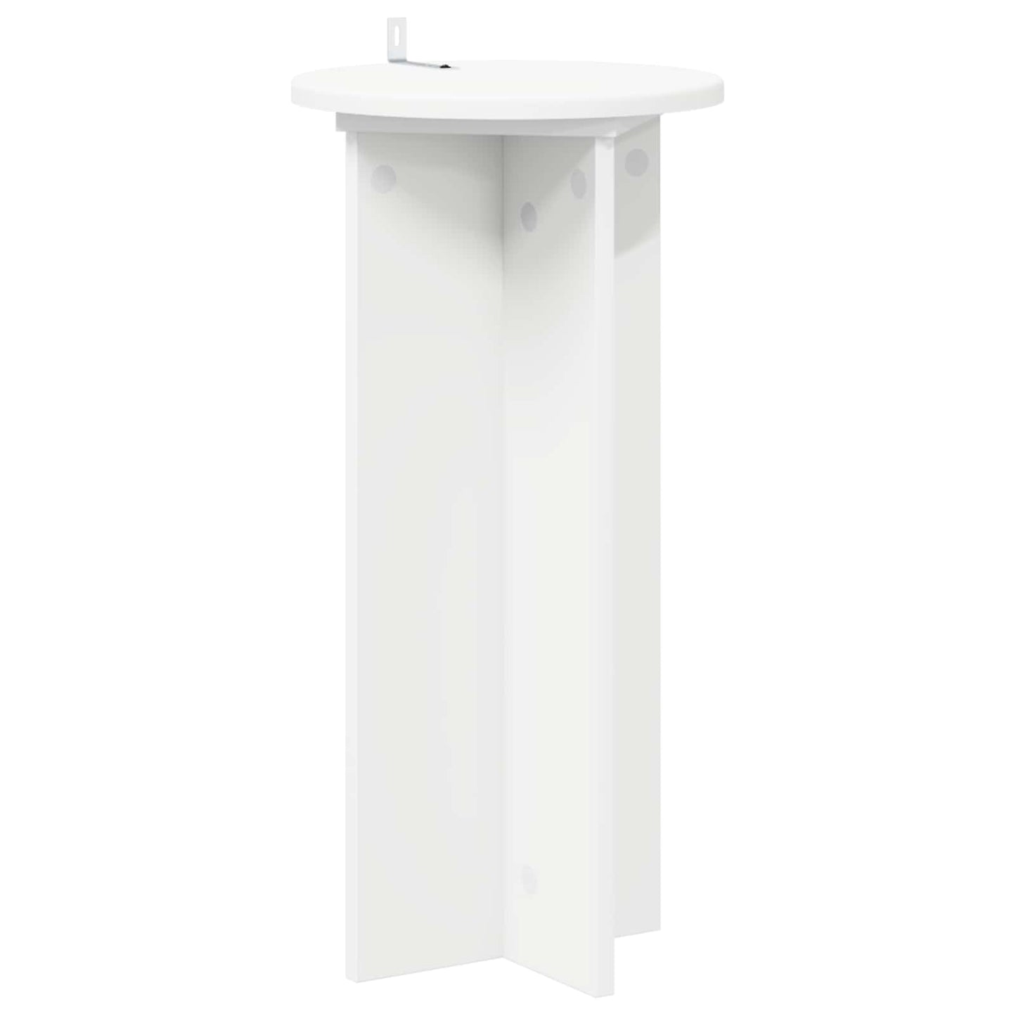 Planteholder 2 stk. Hvid Ø29,5 x 60 cm Konstrueret træ