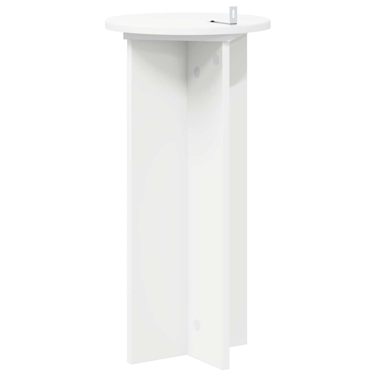 Planteholder 2 stk. Hvid Ø29,5 x 60 cm Konstrueret træ