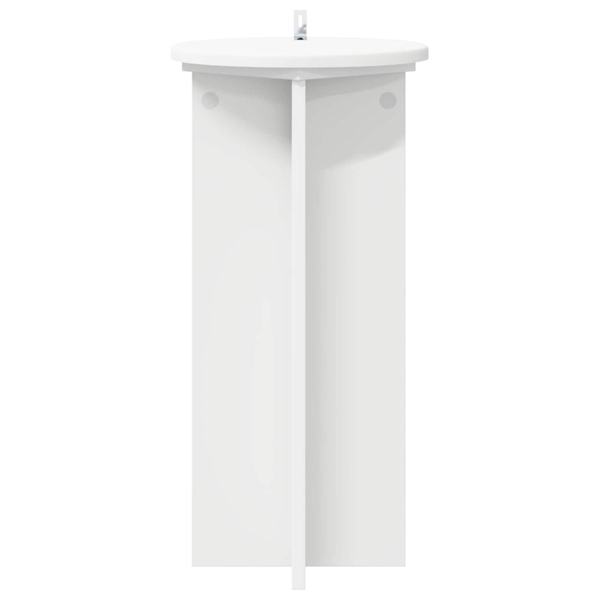 Planteholder 2 stk. Hvid Ø29,5 x 60 cm Konstrueret træ