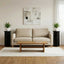 Planteholder 2 stk. Sort 29,5 x 29,5 x 60 cm Konstrueret træ
