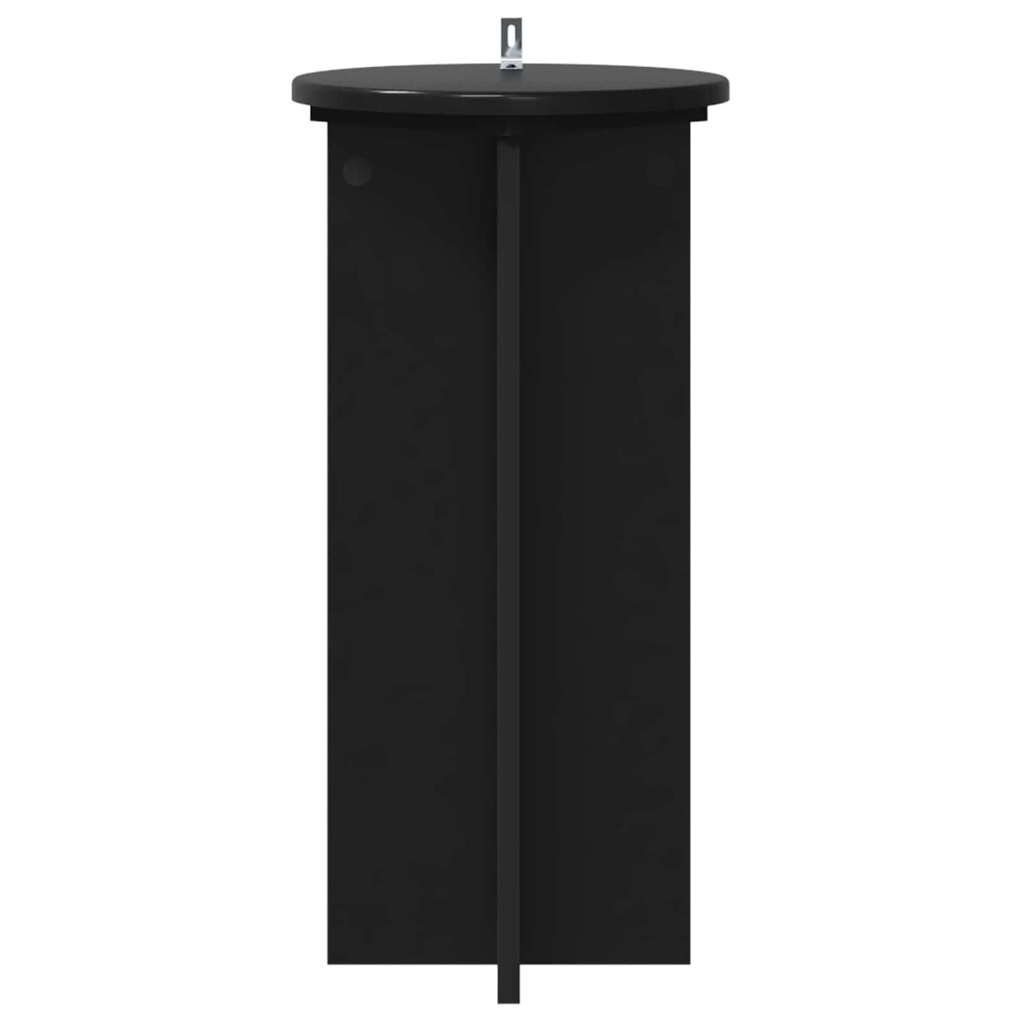 Planteholder 2 stk. Sort 29,5 x 29,5 x 60 cm Konstrueret træ