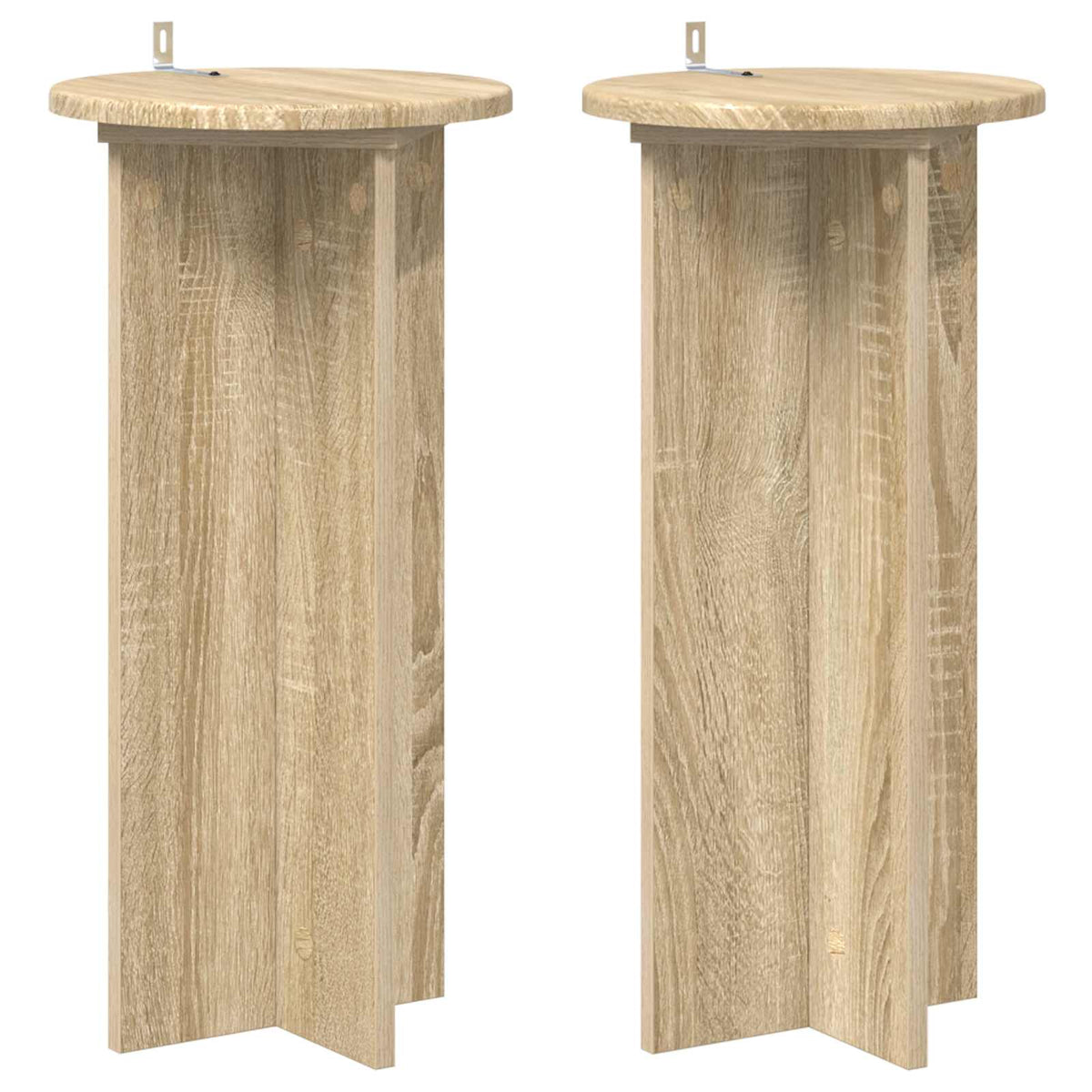 Planteholder 2 stk. Sonoma-eg 29,5 x 29,5 x 60 cm