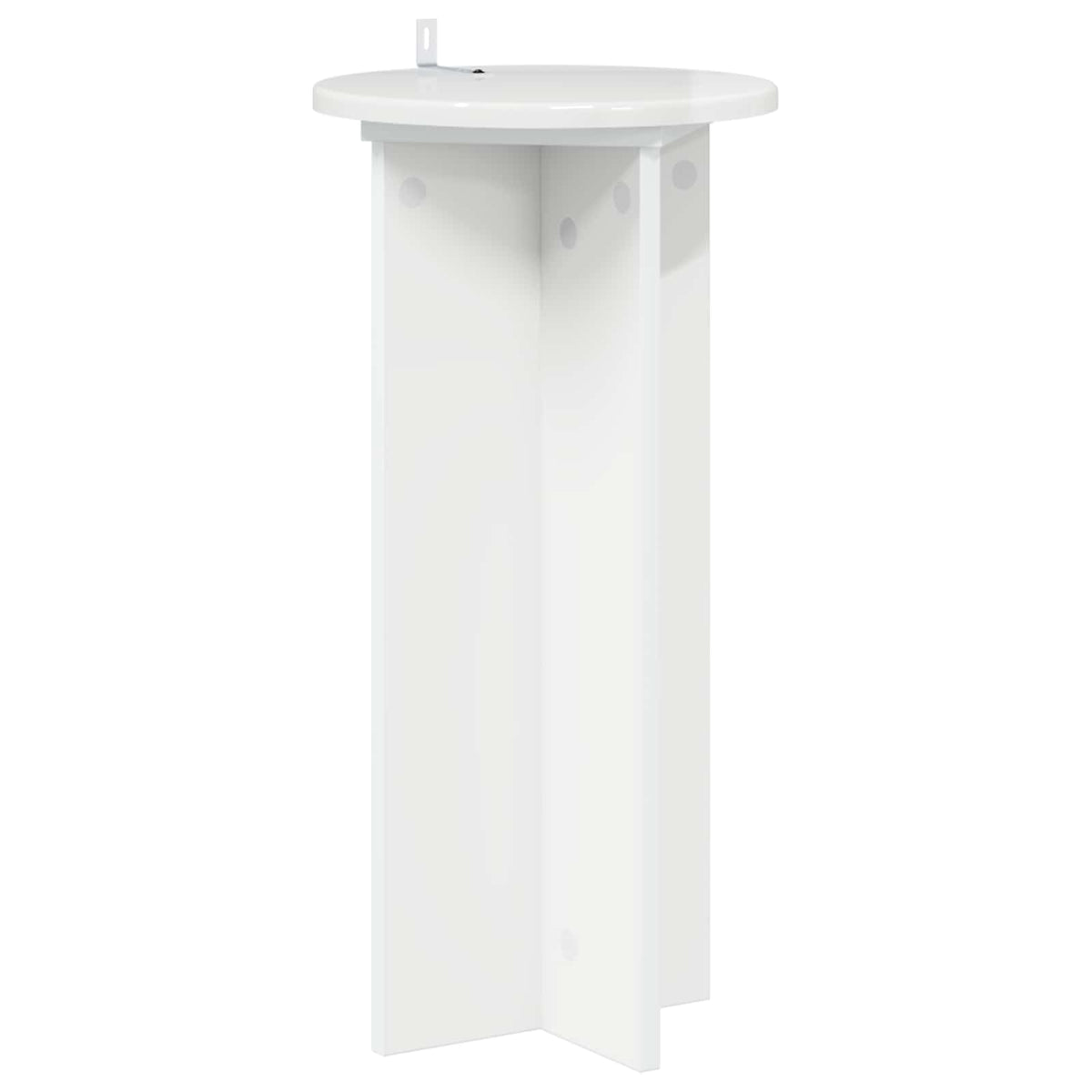 Planteholder 2 stk. Hvid højglans 29,5 x 29,5 x 60 cm