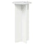 Planteholder 2 stk. Hvid højglans 29,5 x 29,5 x 60 cm