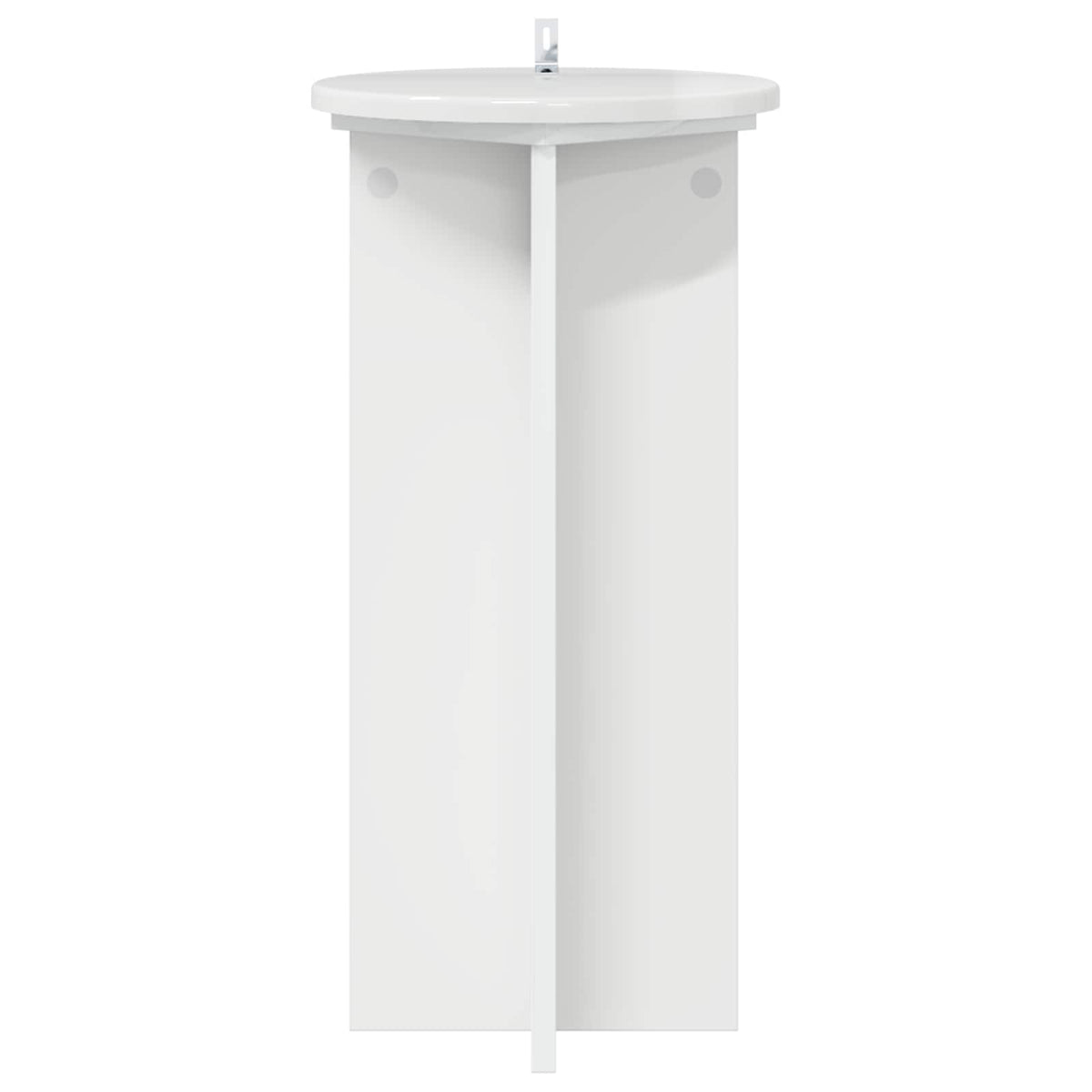 Planteholder 2 stk. Hvid højglans 29,5 x 29,5 x 60 cm