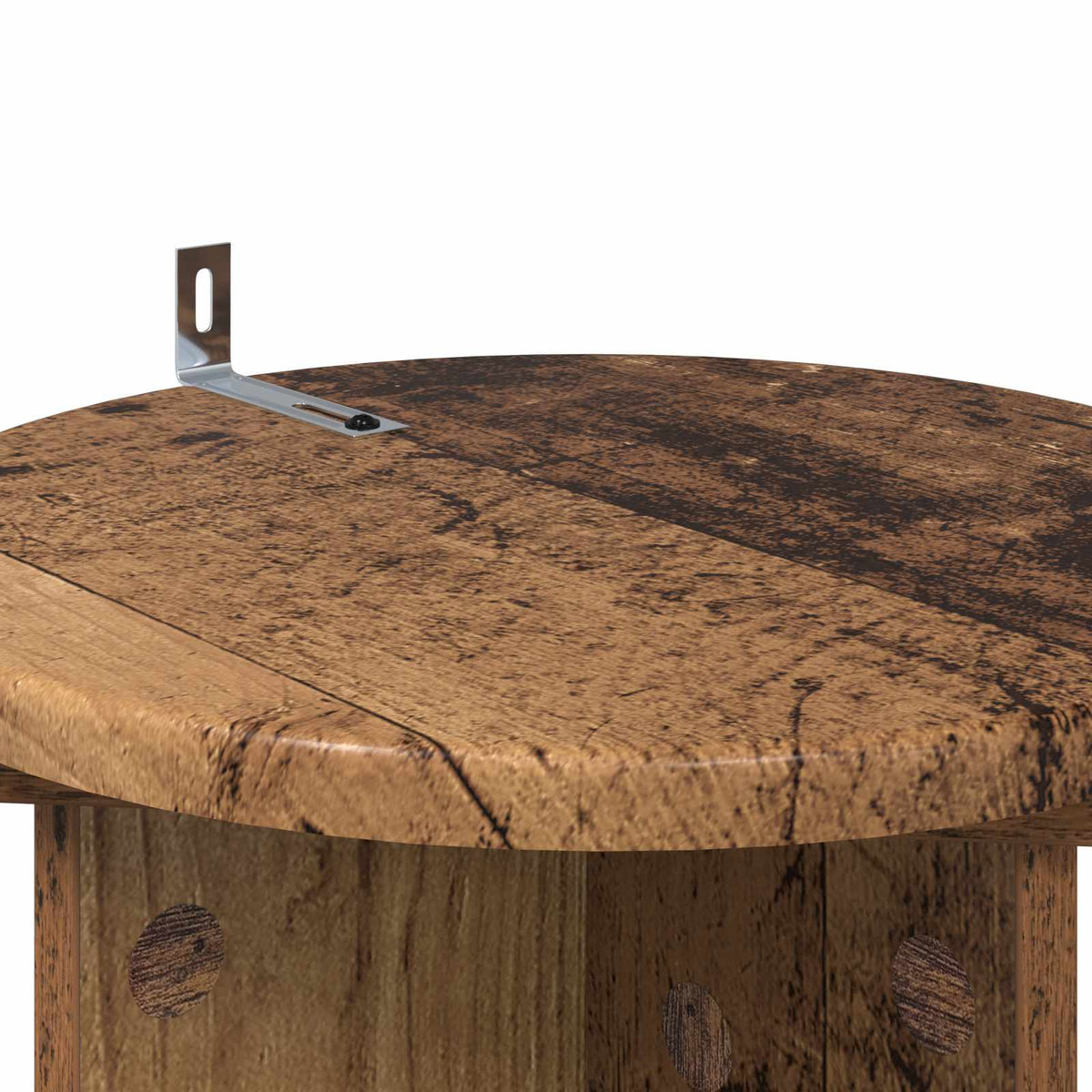 Planteholder 2 stk. Gammelt træ 29,5 x 29,5 x 60 cm