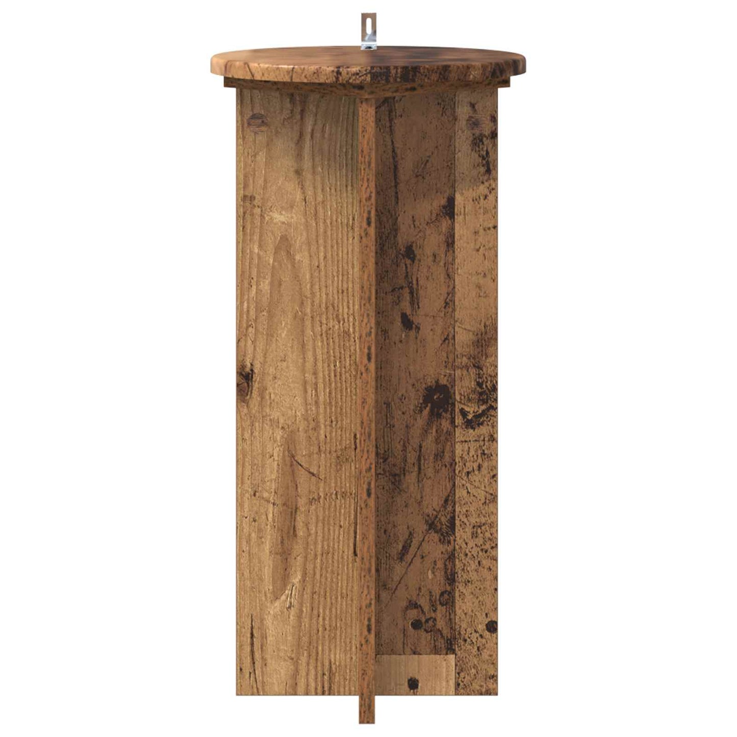 Planteholder 2 stk. Gammelt træ 29,5 x 29,5 x 60 cm