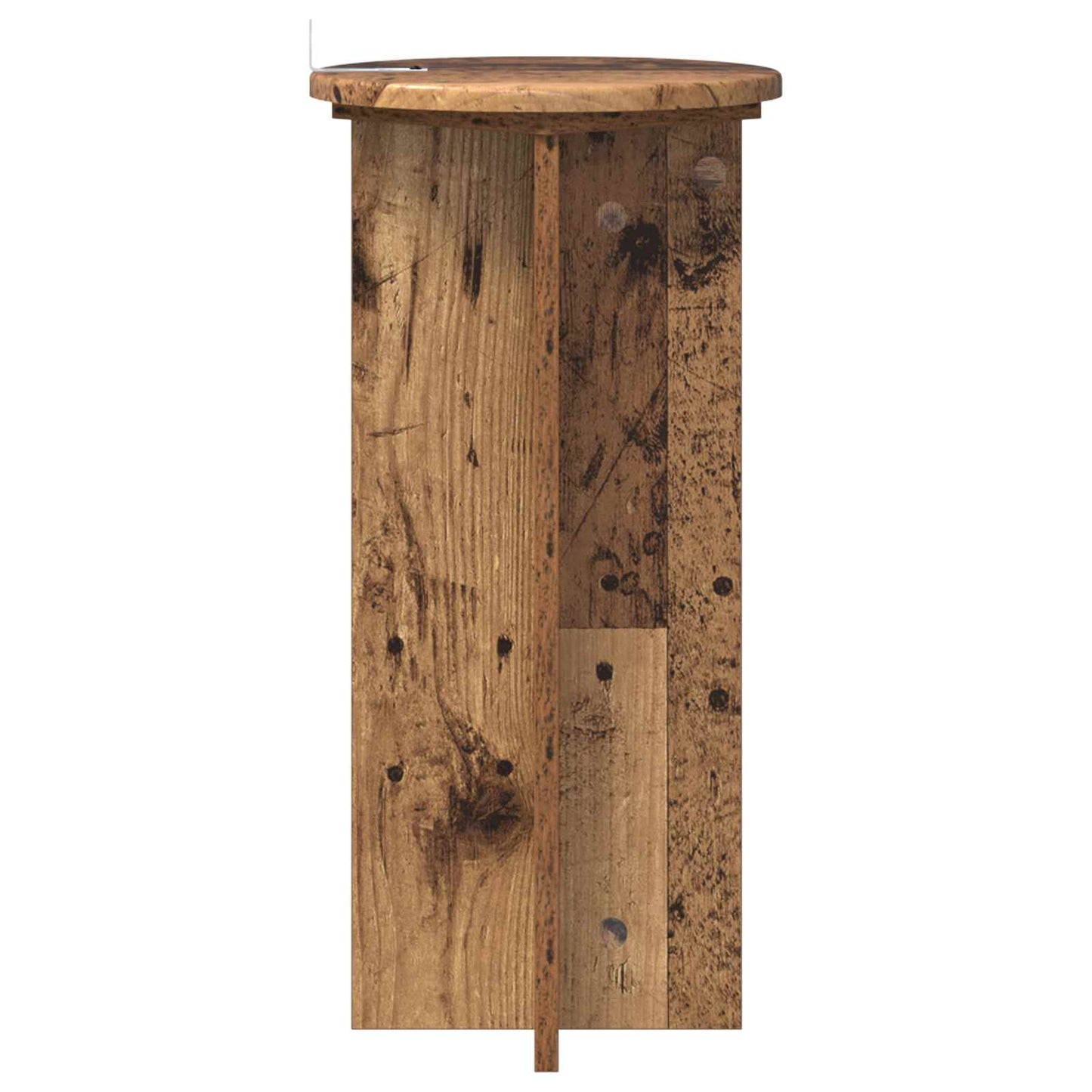 Planteholder 2 stk. Gammelt træ 29,5 x 29,5 x 60 cm
