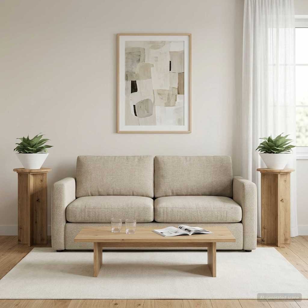 Planteholder 2 stk. Artisan-eg 29,5 x 29,5 x 60 cm