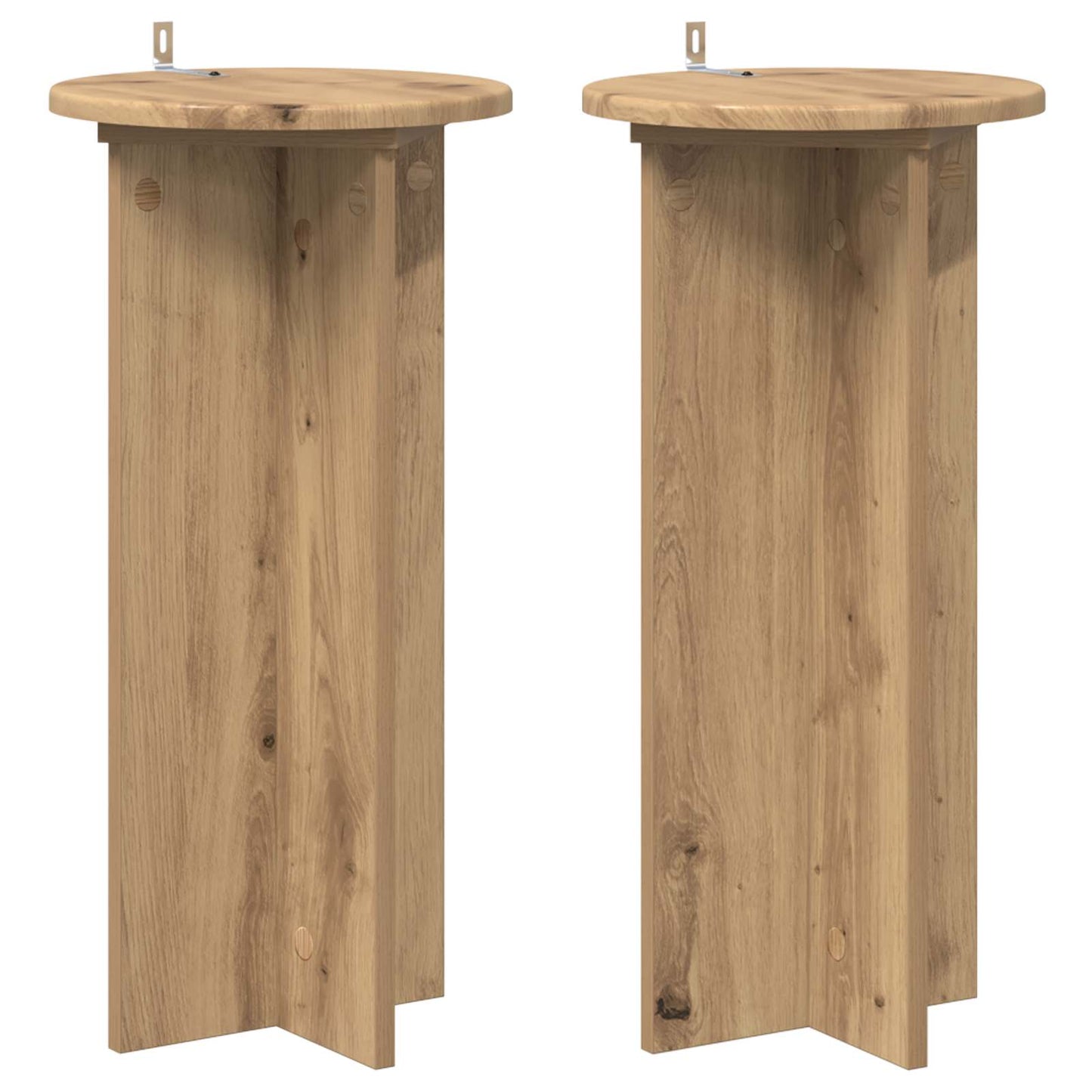 Planteholder 2 stk. Artisan-eg 29,5 x 29,5 x 60 cm