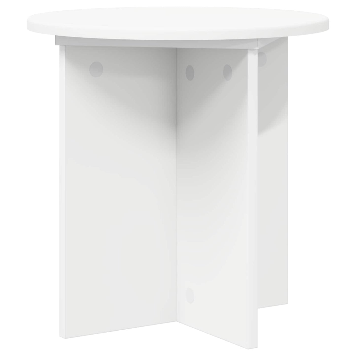 Planteholder 2 stk. Hvid Ø40 x 40 cm Konstrueret træ