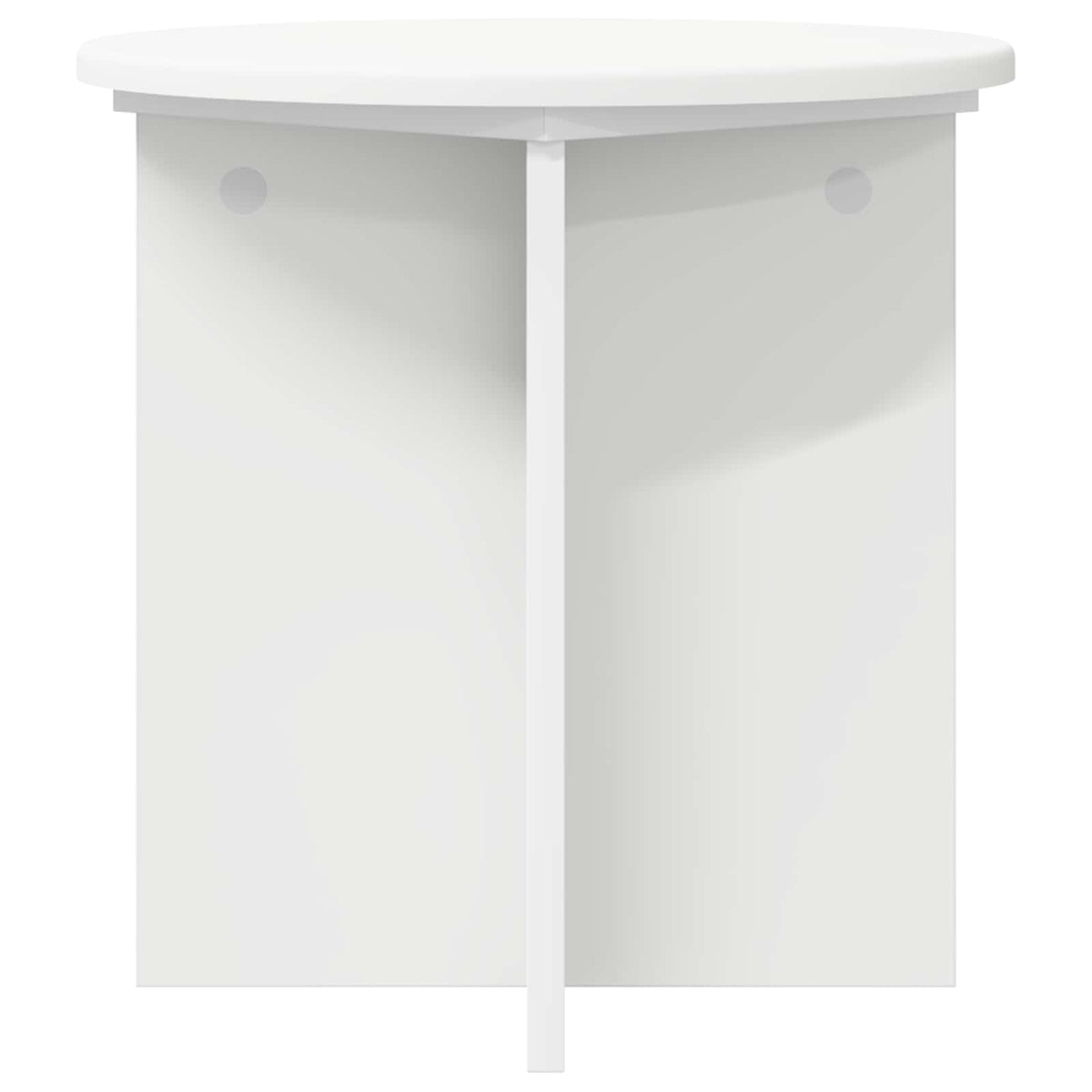 Planteholder 2 stk. Hvid Ø40 x 40 cm Konstrueret træ