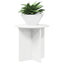Planteholder 2 stk. Hvid Ø40 x 40 cm Konstrueret træ