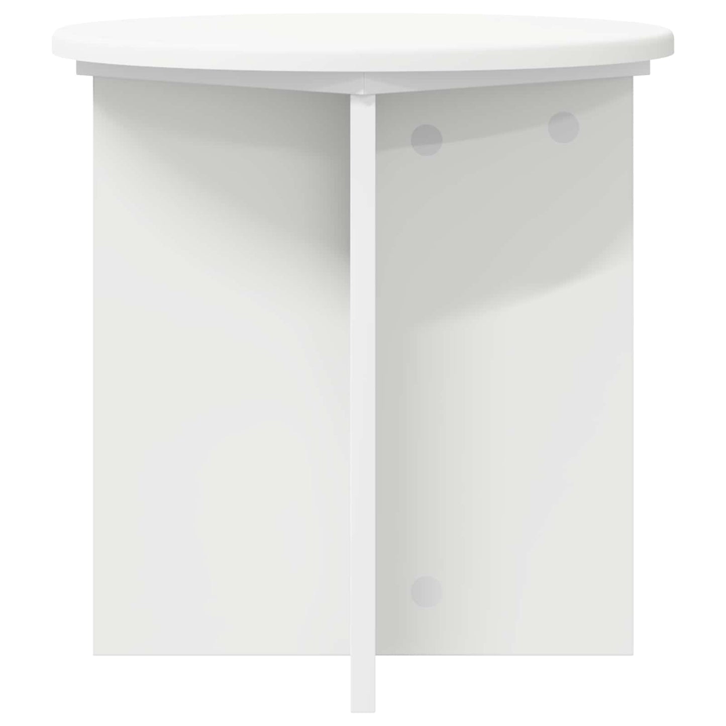 Planteholder 2 stk. Hvid Ø40 x 40 cm Konstrueret træ
