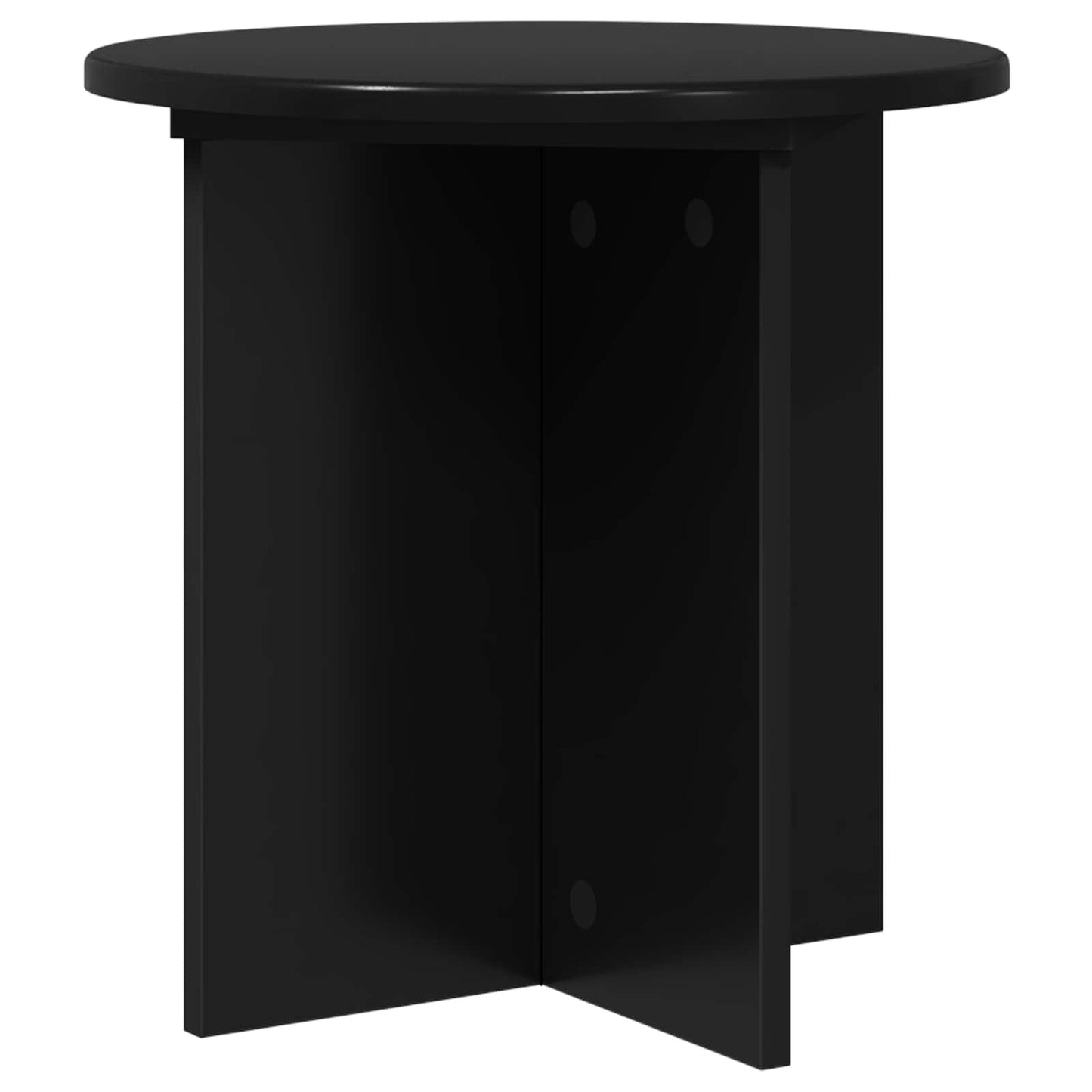 Planteholder 2 stk. Sort 40 x 40 x 40 cm Konstrueret træ