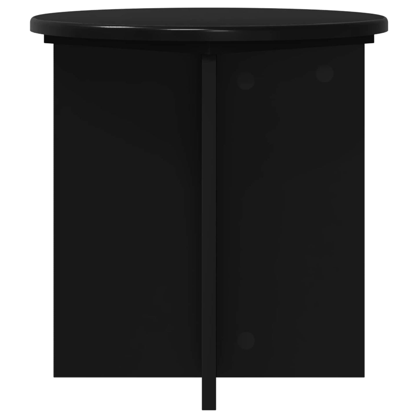 Planteholder 2 stk. Sort 40 x 40 x 40 cm Konstrueret træ