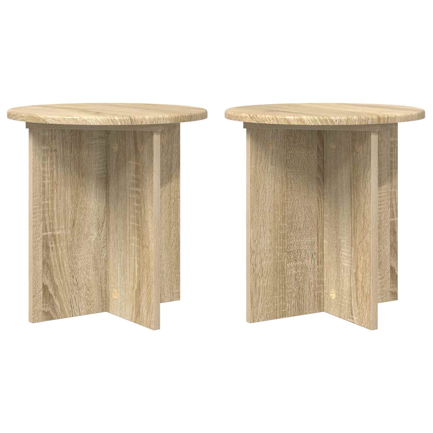 Planteholder 2 stk. Sonoma-eg 40 x 40 x 40 cm Konstrueret træ